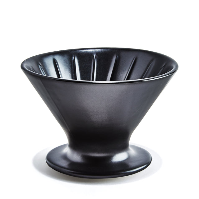 Ratio Porcelain Dripper, Matte Black, Clive Coffee - Knockout 