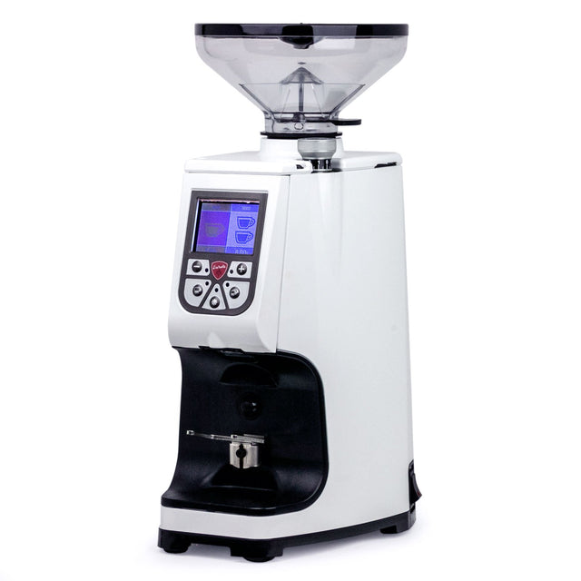 Eureka Atom 75 Espresso Grinder, White, Clive Coffee - Knockout