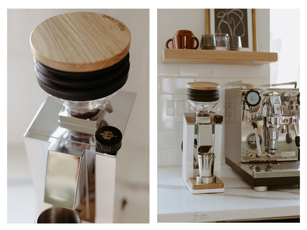 Eureka Oro Mignon Single Dose Grinder, Clive Coffee and Jimmy the Barista, Single Dose Grinder Comparison Blog