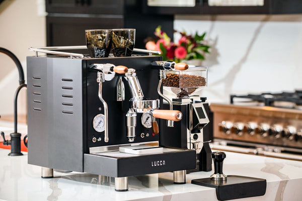 LUCCA M58 espresso machine in matte black