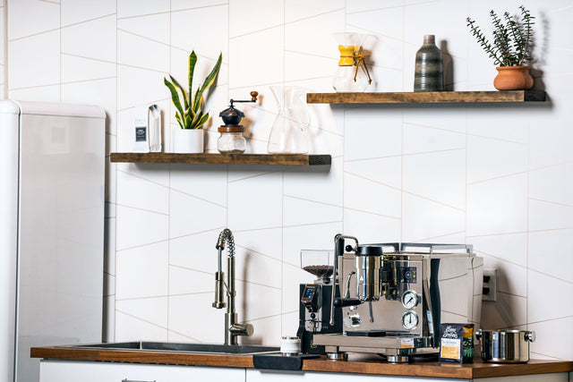 Rocket R Nine One Espresso Machine, from Clive Coffee, lifestyle