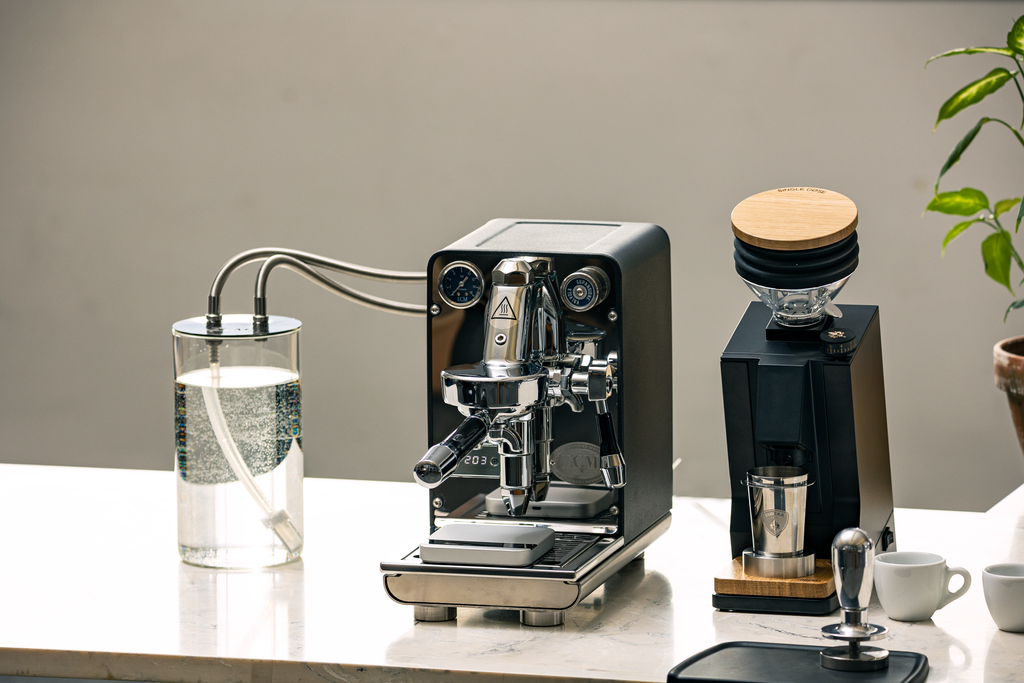 ECM Puristika Espresso Machine, from Clive Coffee, lifestyle